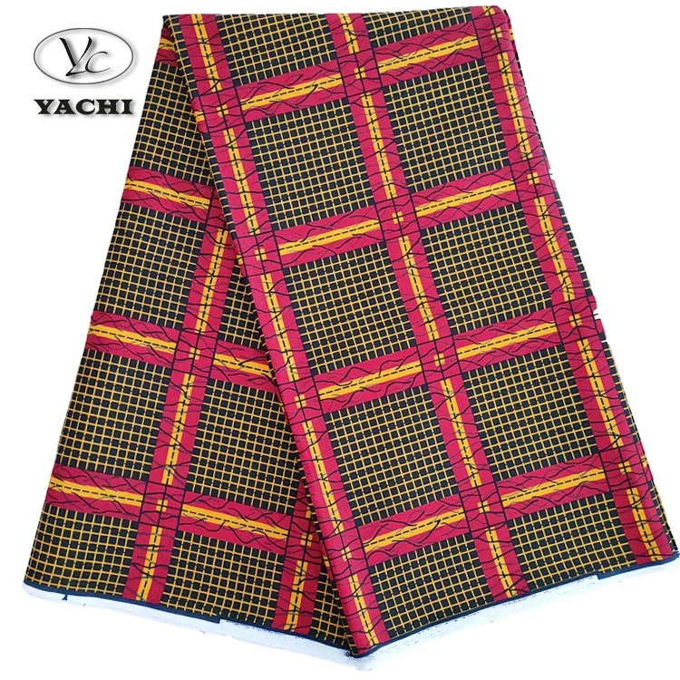 High Quality 100% Cotton African Wax Print 6 Yards Fabrics Textiles African Wax