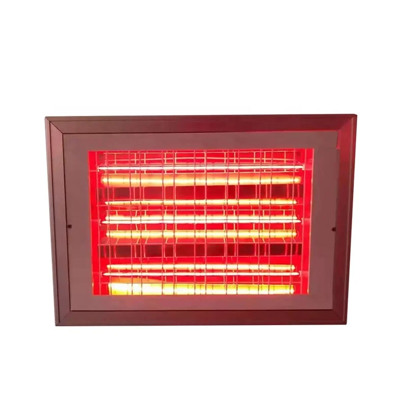 3kw Electric Heating lamps Special For Spray Booth Bake Car Body Liquid Or Water Paint 220V Infrared Putty Drying Equipment