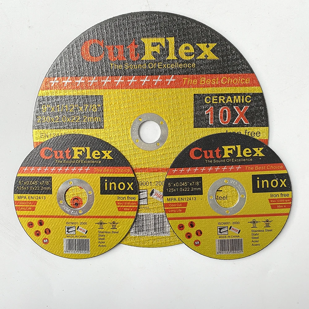 Cutting disc for steel metal inox 4+1 230 x 3 x 22.2 mm cutting discs