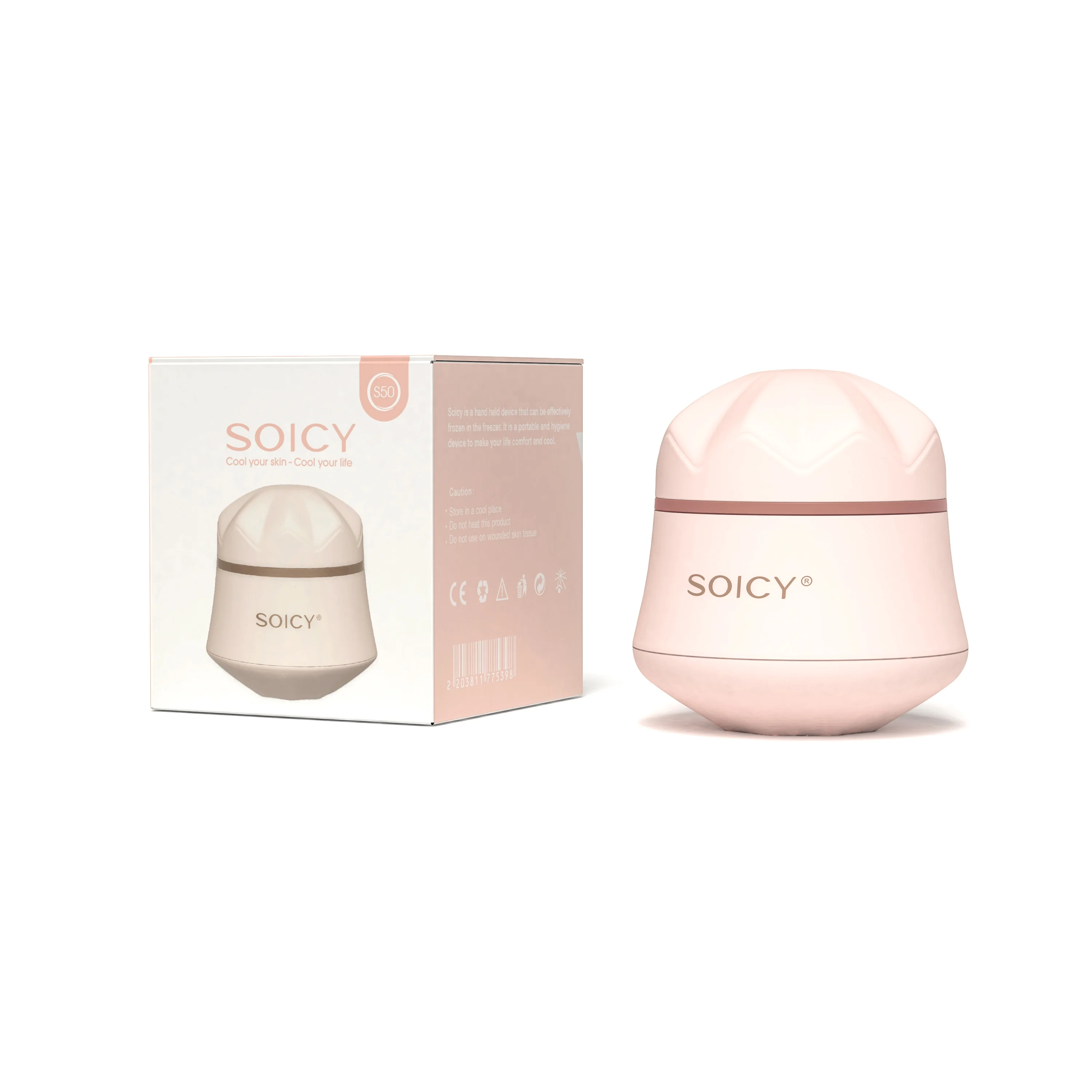 Hot Selling Wholesale Face Private Ice Globe Roller Anti Aging Wave Beauty Ball