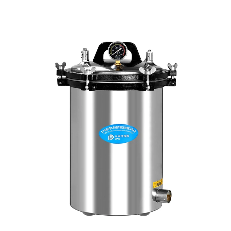 18 Liter Portable Autoclave with Temperature Controller and Timer