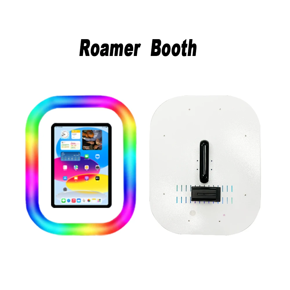 Multiple Colors Ipad Photo Booth Shell Ipad Selfie Photo Booth With Machine Custom Screen Rotating Adjustable For Model Room