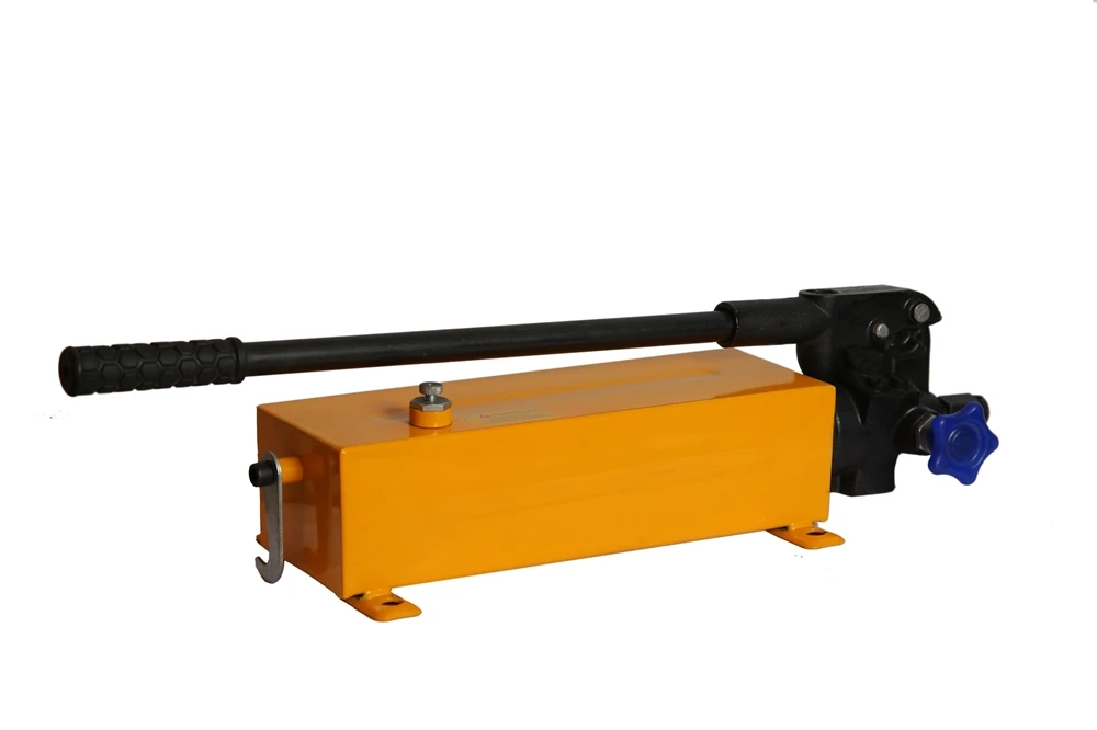 WPM-S1 series hydraulic hand pump with test gauge manual hydraulic power pump manual hydraulic press