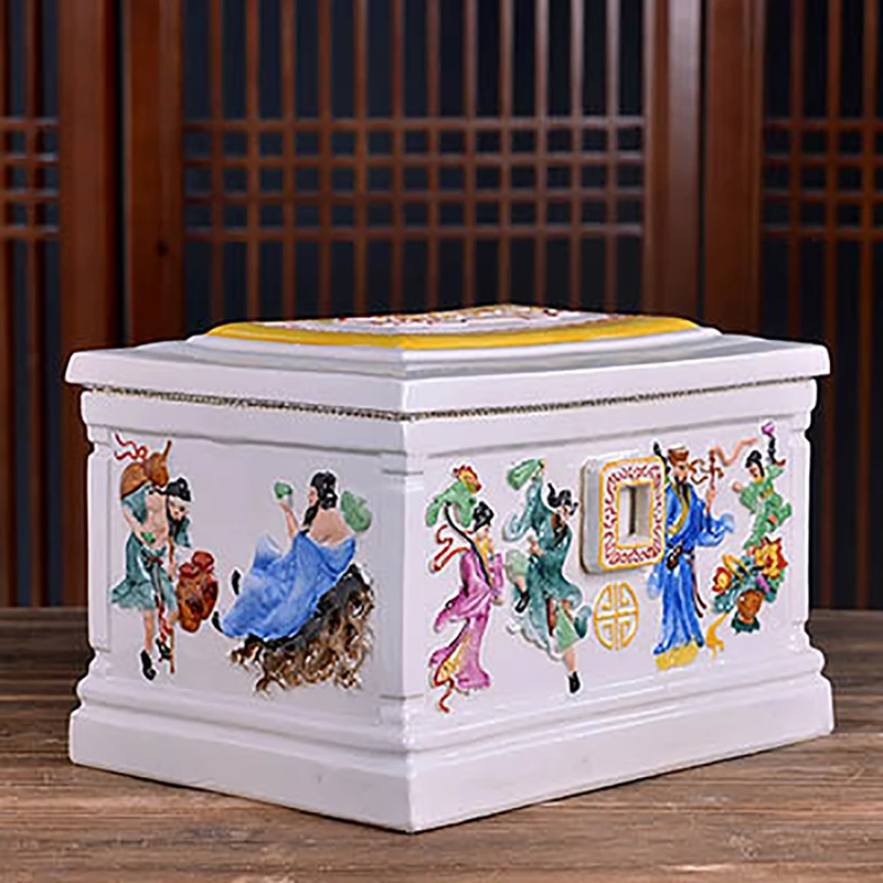 Хит продаж, оптовая продажа, похоронные декоративные урны для памятного храма, урны для кремации