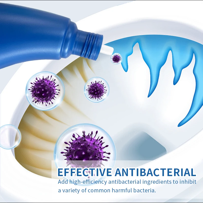 factory wholesale eco friendly liquid 500ml toilet cleaner detergent for household