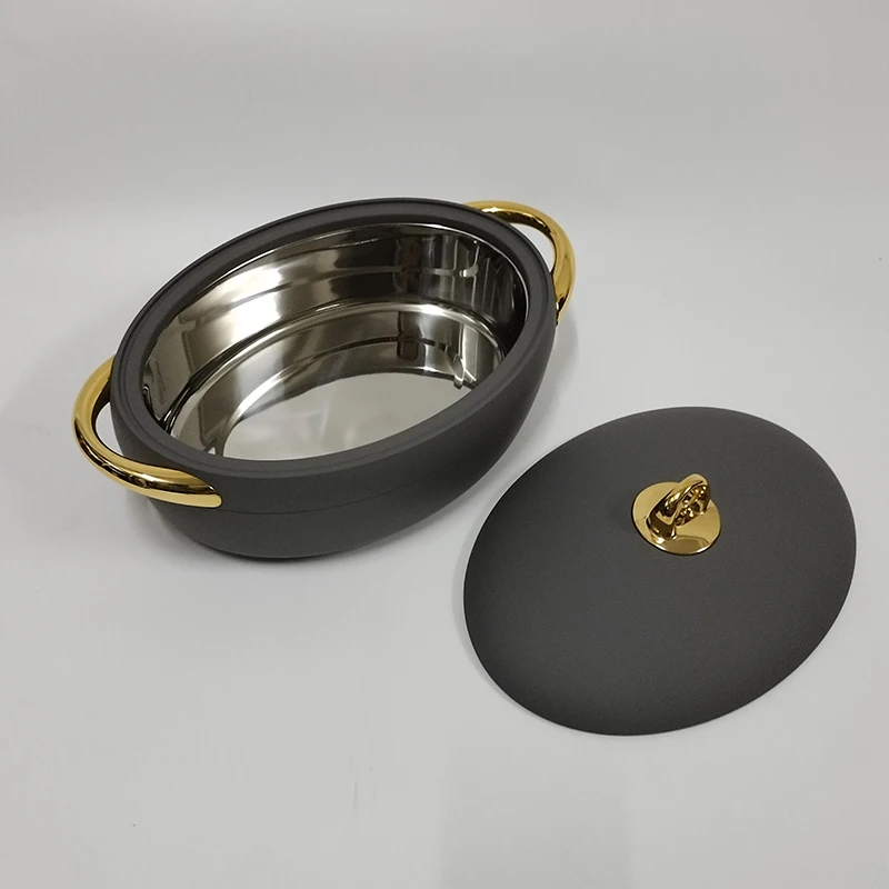 Forever gold insulated hot commercial Chaffing Dish Buffet food warmers  Stainless Steel display set insulated showcase hotcase