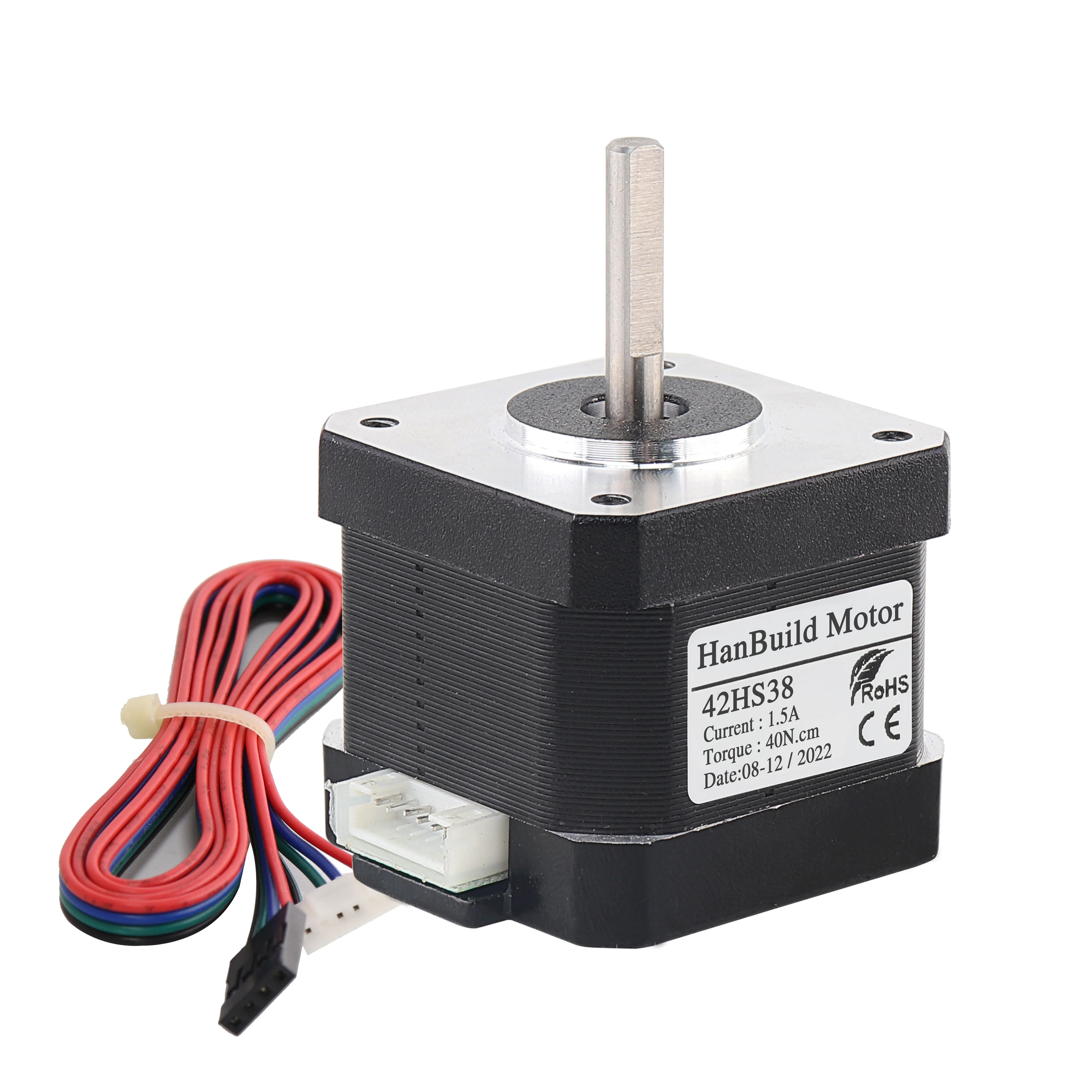HanBuild Nema 17 Stepper Motor 42HS38 38mm 42 motor Nema17 42BYGH 42N.cm (59.5oz.in) 3D printer 4 lead stepper motor