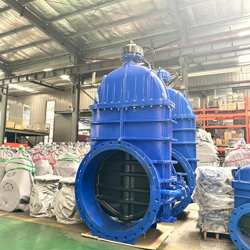 Industrial Gate Valve Ductile Iron Gate Valve Large Diameter Turbine Gate Valve