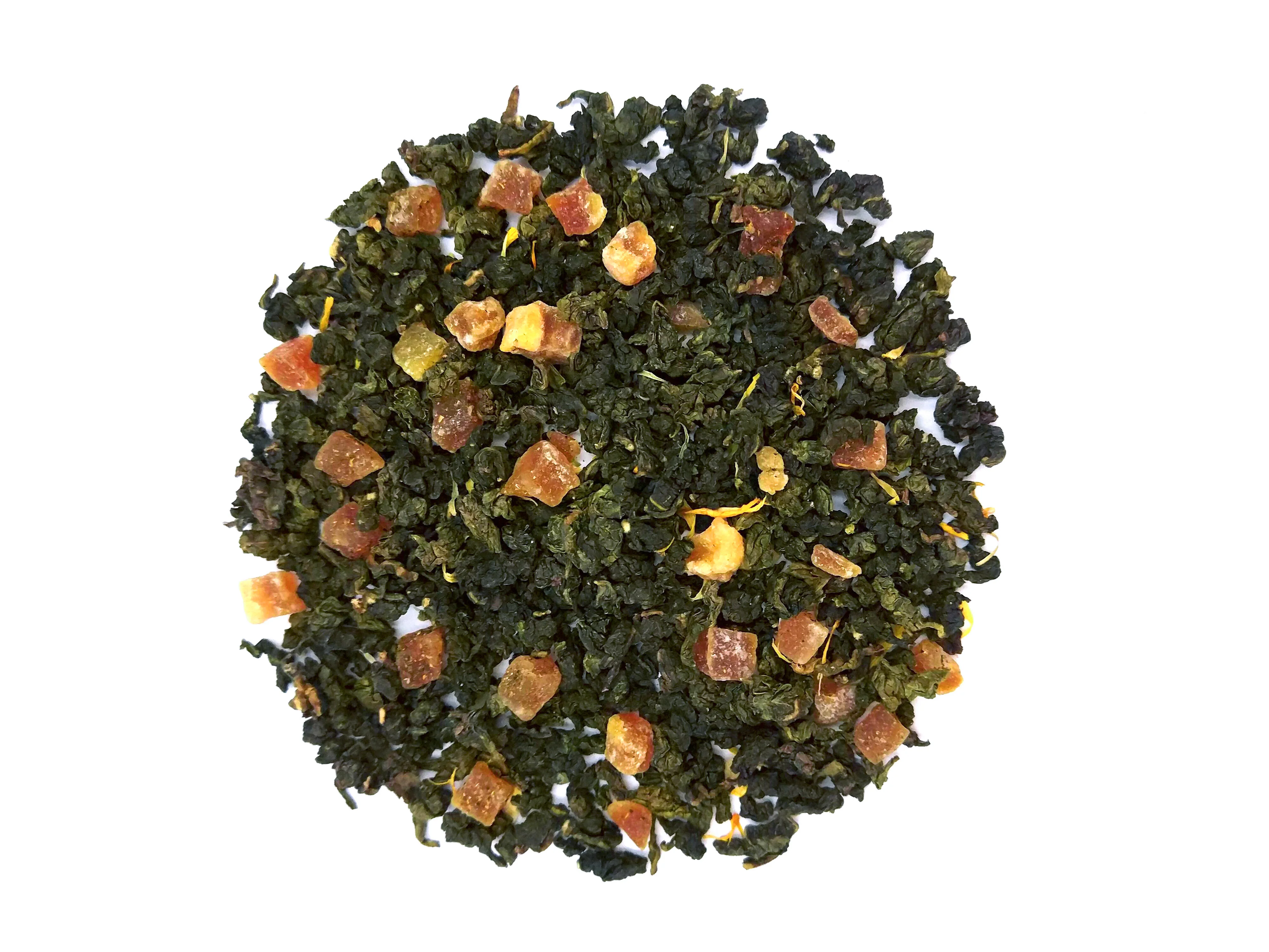 Премиум клубничный ванильный черный чай с сушеным фруктовым чаем, Смесь натуральных фруктов, Цейлонский черный чай