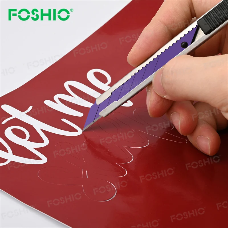Foshio Customize 9Mm 30 Degree Paper Cutter Knife Vinyl Cutting Replaceable Blade Knife