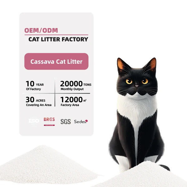 Strong Clumping Natural Deodorizer Premium Scented Sand Bentonite Cat Litter Adequate Eco Organic Odour Lock Catlitter