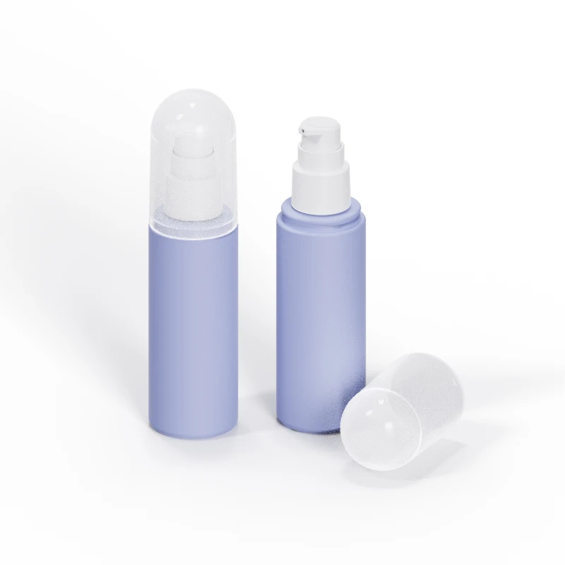 Choebe new Eco-friendly PE cosmetic packaging 60ml essence oil serum lotion pump spray bottles with matte finish for skin care