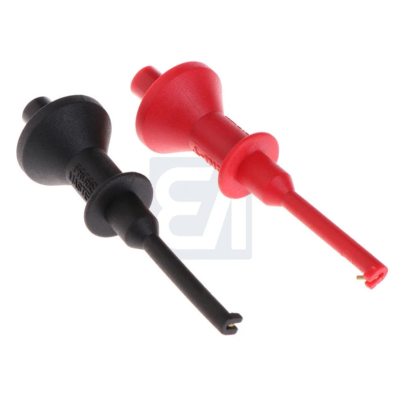 Test Hook Clip Multimeters Test Lead Extension Hook Probe Testing Clip 4mm Aperture Threaded Hook