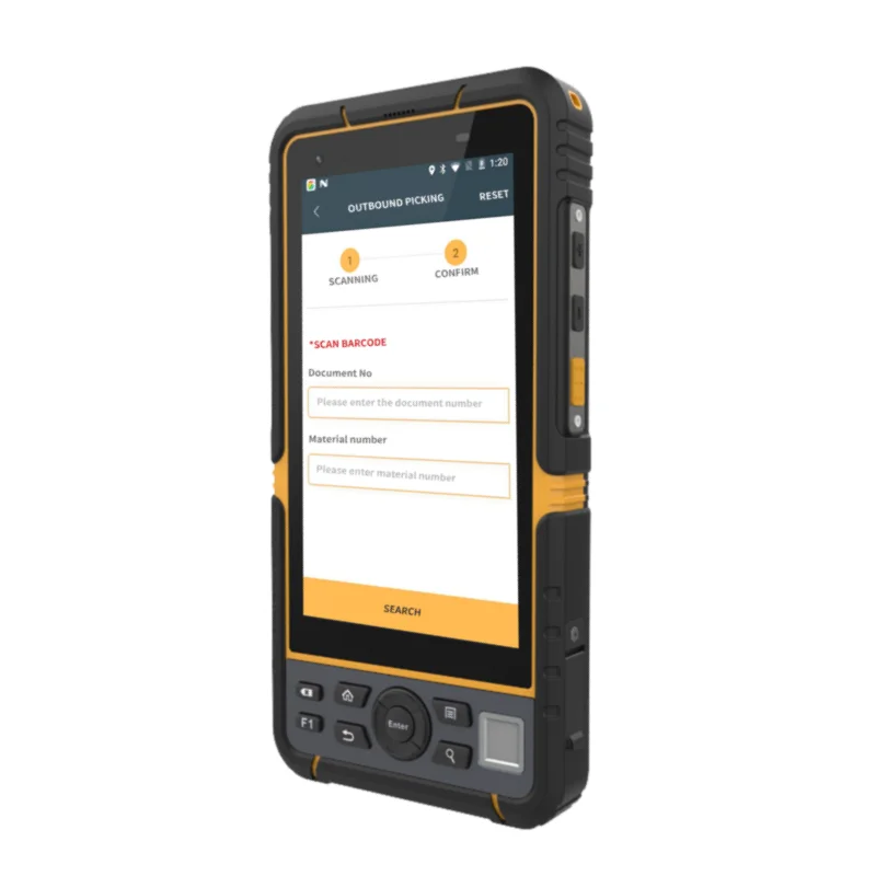 HUGEROCK T60EX 5,5 дюймов 1080*1920 IP67 складской сканер RFID Gps 4g Прочный промышленный ручной сканер штрих-кодов pda