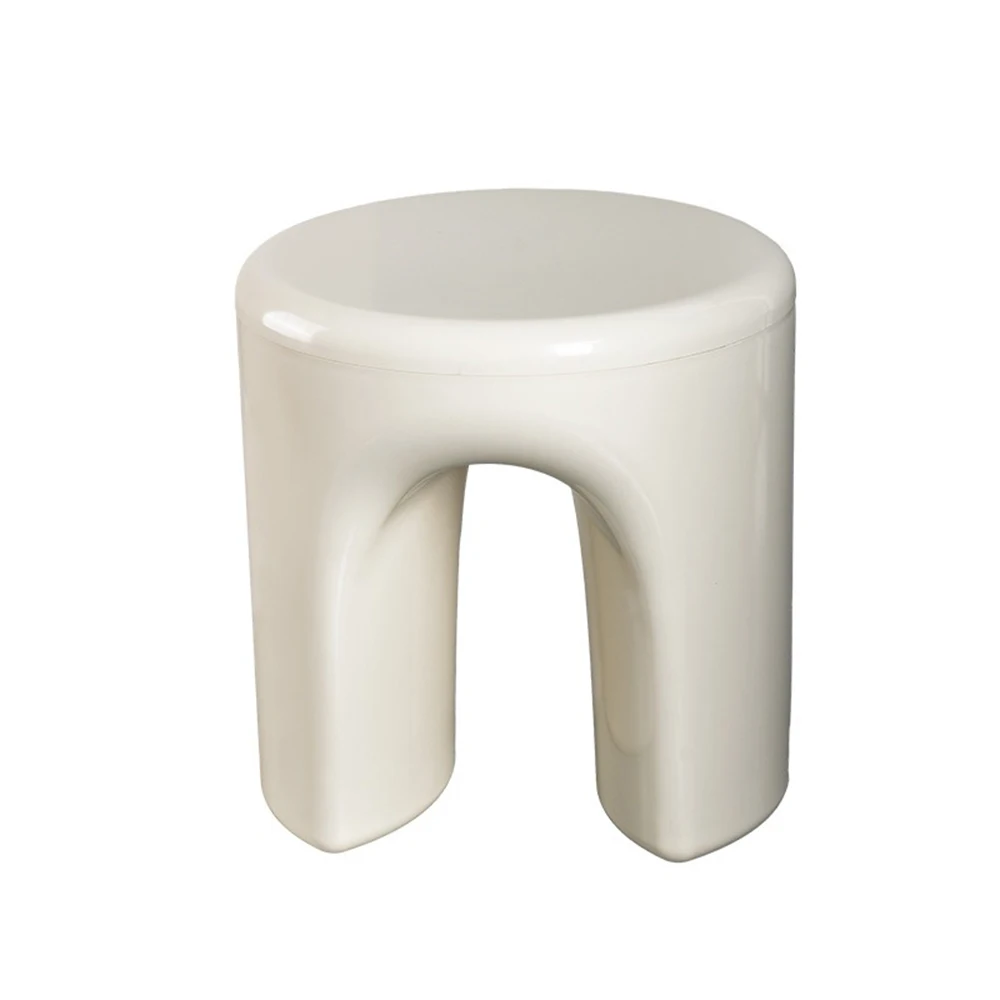 Creative Cream Wind Cafe-inspired round Coffee Table Small Bedside Table Scandinavian Cream Bedside Table