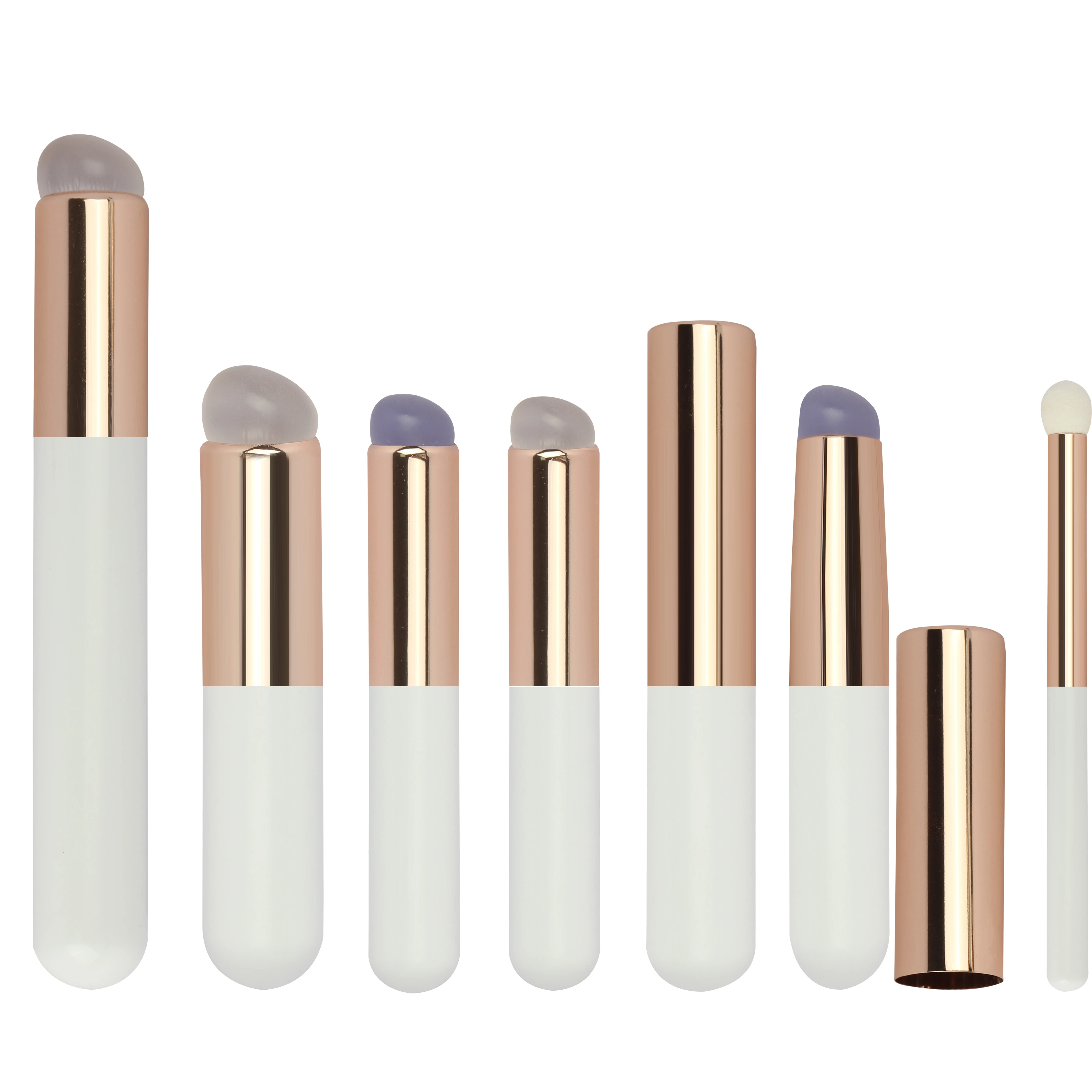 jelly color silicone lip brush Special applicator for lip gloss and lipstick that works continuously