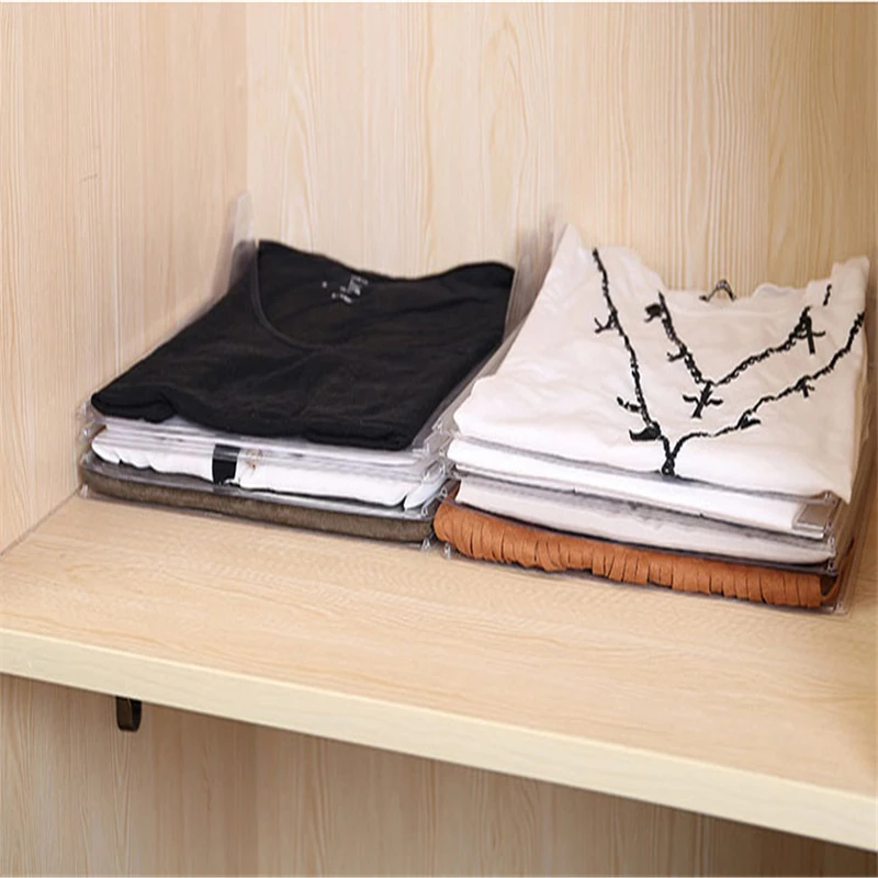 10Pcs/set Fast Clothes Fold Board Clothing Organization Shirt Folder Travel Backpack T-shirt Document Home Closet Organizer