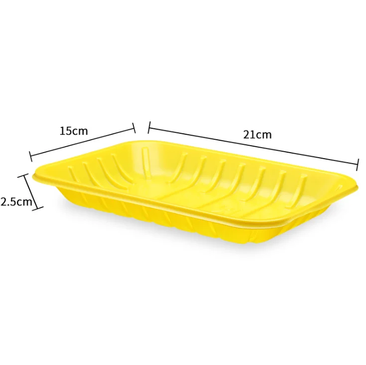 Microwaveable прямоугольная RPP/PP блистер замороженные продукты хранения упаковки Контейнер одноразовые пластиковые свежие мясо