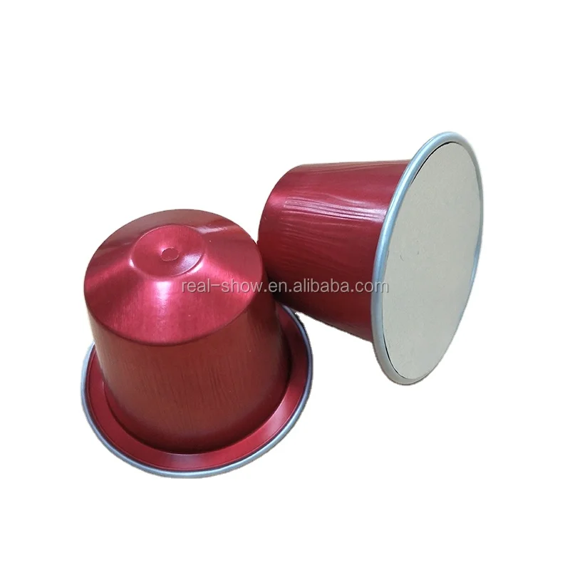 Алюминиевые кофейные капсулы Nespresso с крышкой