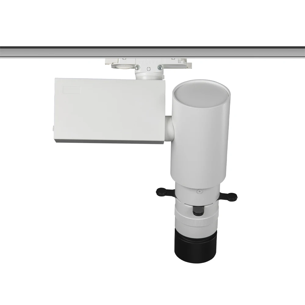 20W DALI 0-10V Dimmable wide framing projector LED 16.2W COB Contour Spot Track Light for Museum Lighting