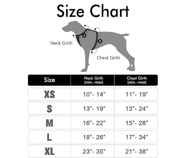 Dog Harness, No-Pull Pet Harness with 2 Leash Clips, Adjustable Soft Padded R Pet Oxford Vest with Easy Control Handle for Dogs