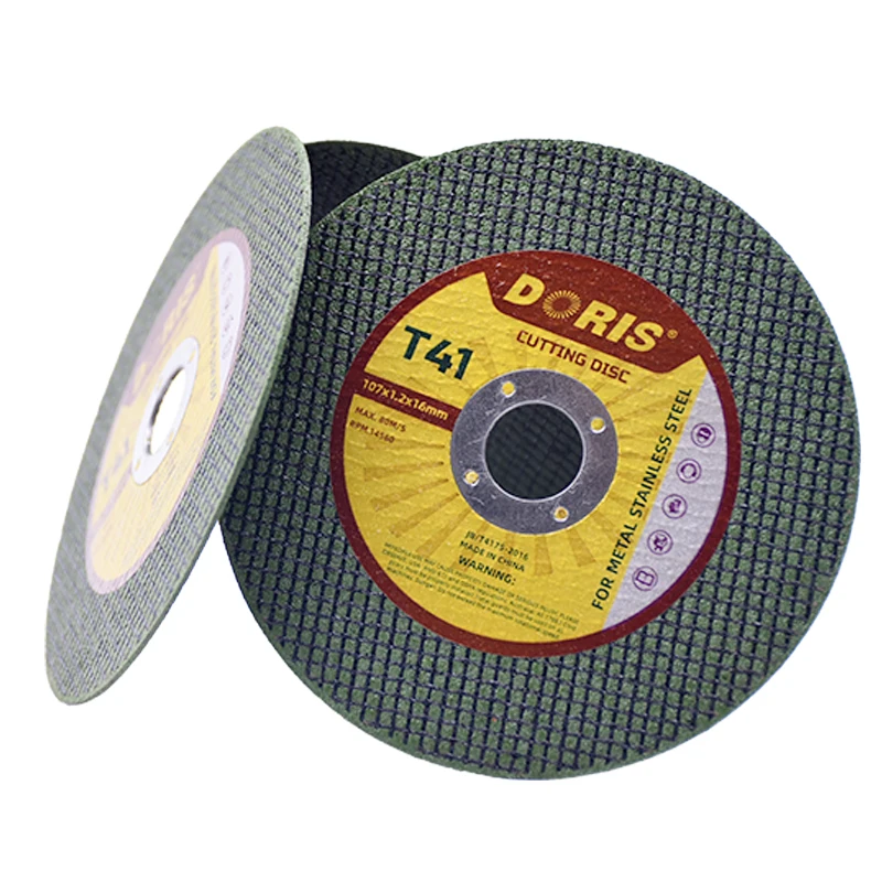 Doris factory ultrathin cutting disc 4 inch 105mm 107mm grinding wheel free sample