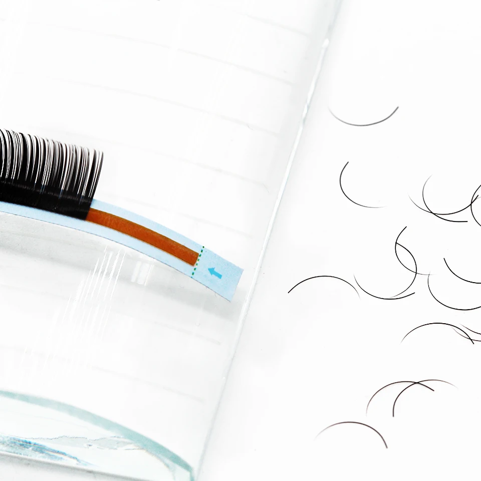 AGUUD C CC D DD Eyelash Extension Individual Premium Fake Mink Silk Lashes Extension Supplies Regular Eyelashes for Professional