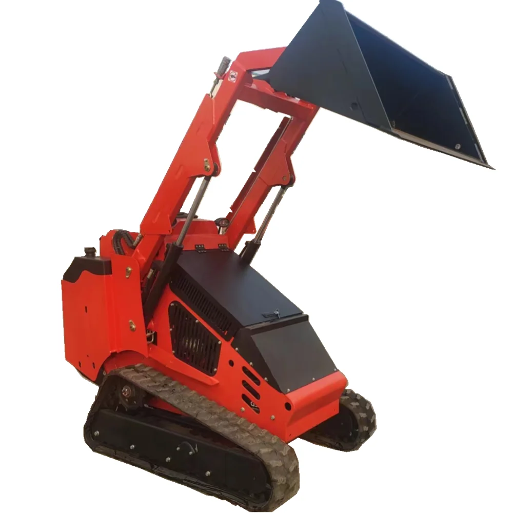 Euro 5 CE EPA 25hp Diesel crawler loader mini skid steer loader with bucket for construction site/home use/lease machinery