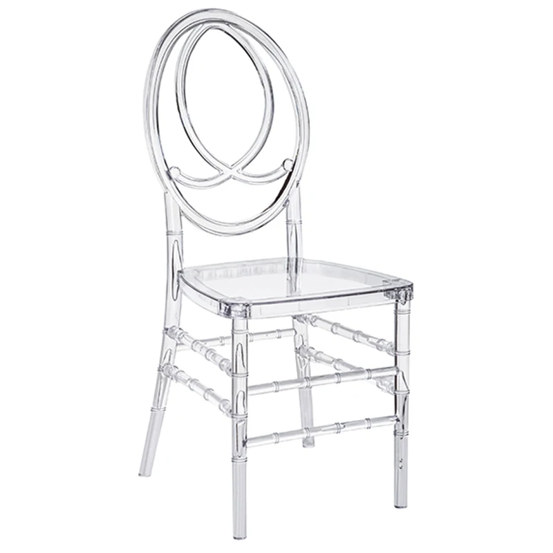 Прозрачные стулья chiavari для свадебных мероприятий из пластиковой смолы