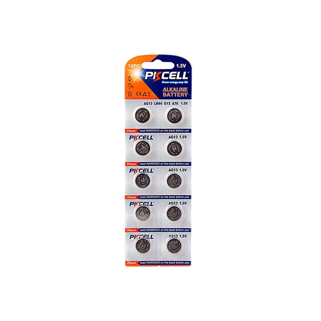 Щелочная батарейка PKCELL ag10 lr54 lr189 l1130 1 5 в для бытовой электроники