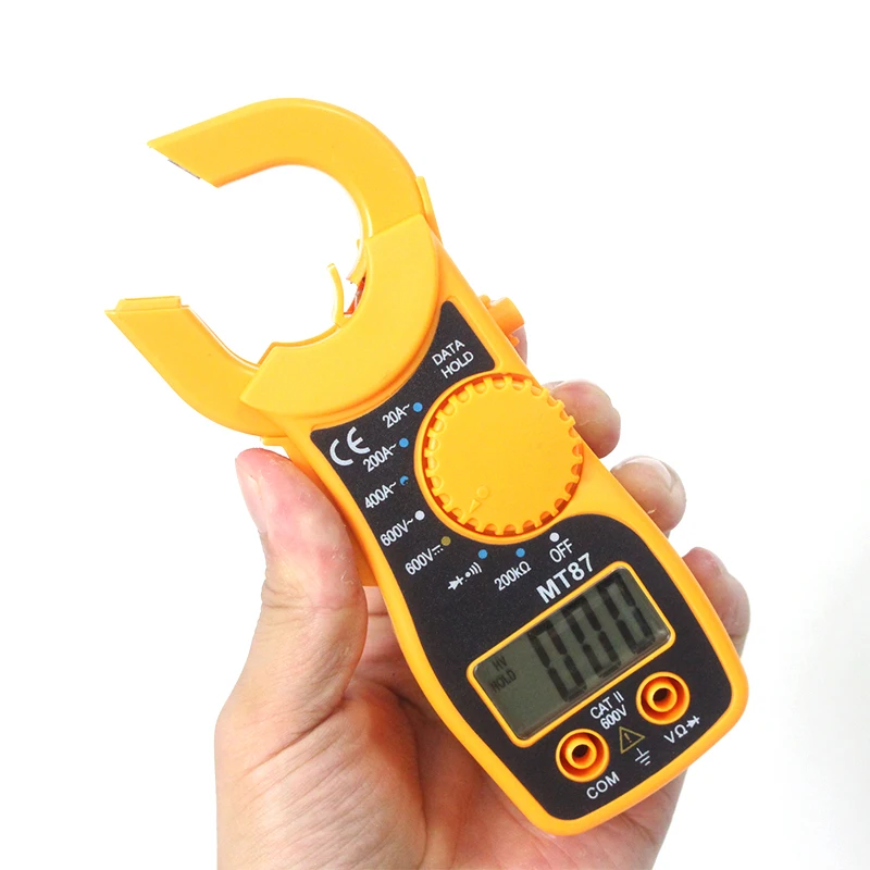 MT87 AC DC Напряжение Ток Тестер Вольт Ампер Ом Цифровой Мультиметр Цифровой Измеритель Зажима