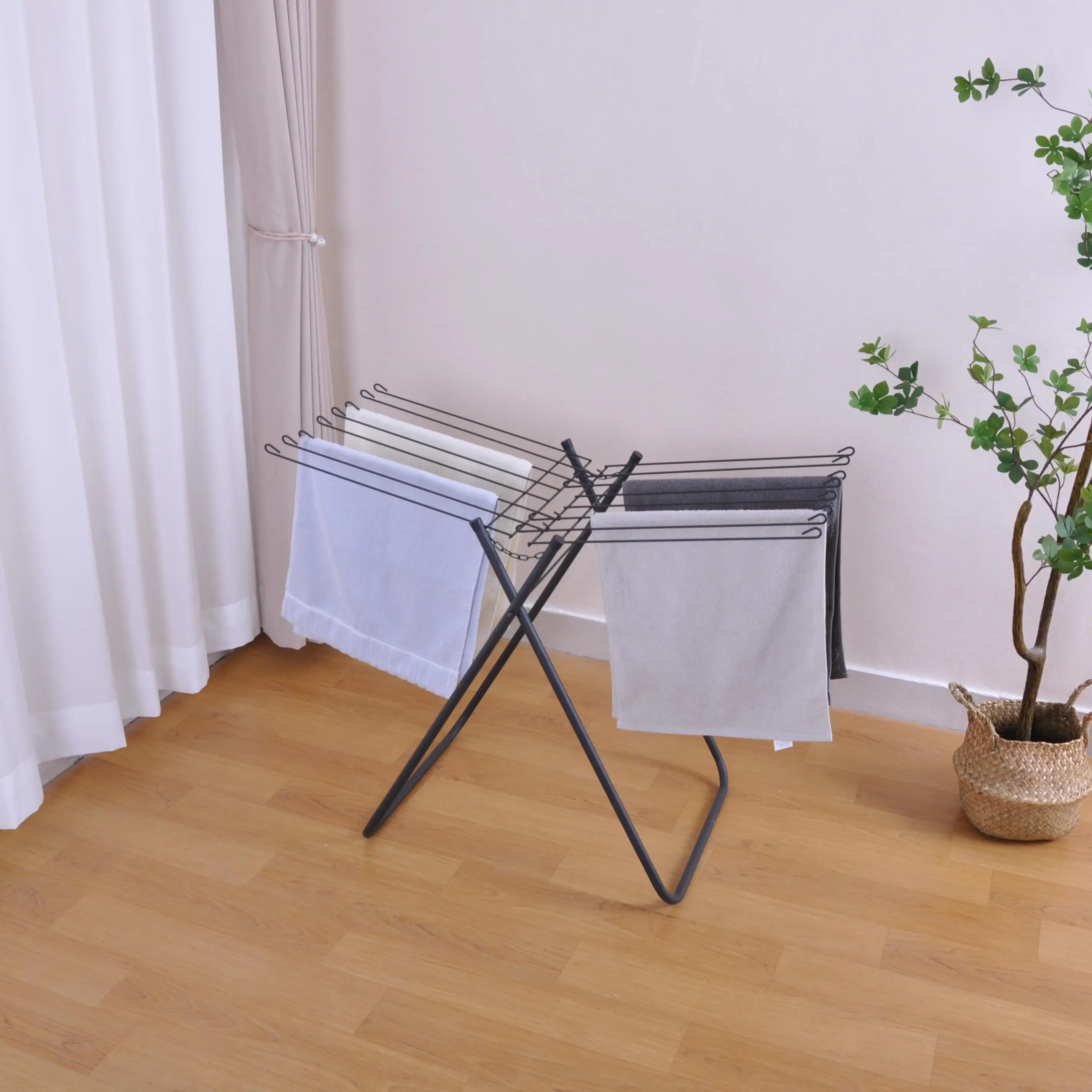 Factory Price Wall-mounted Metal Clothing Rack Lift Ceiling Dryer For Kitchen & Bathroom Airer For Towels & Clothes
