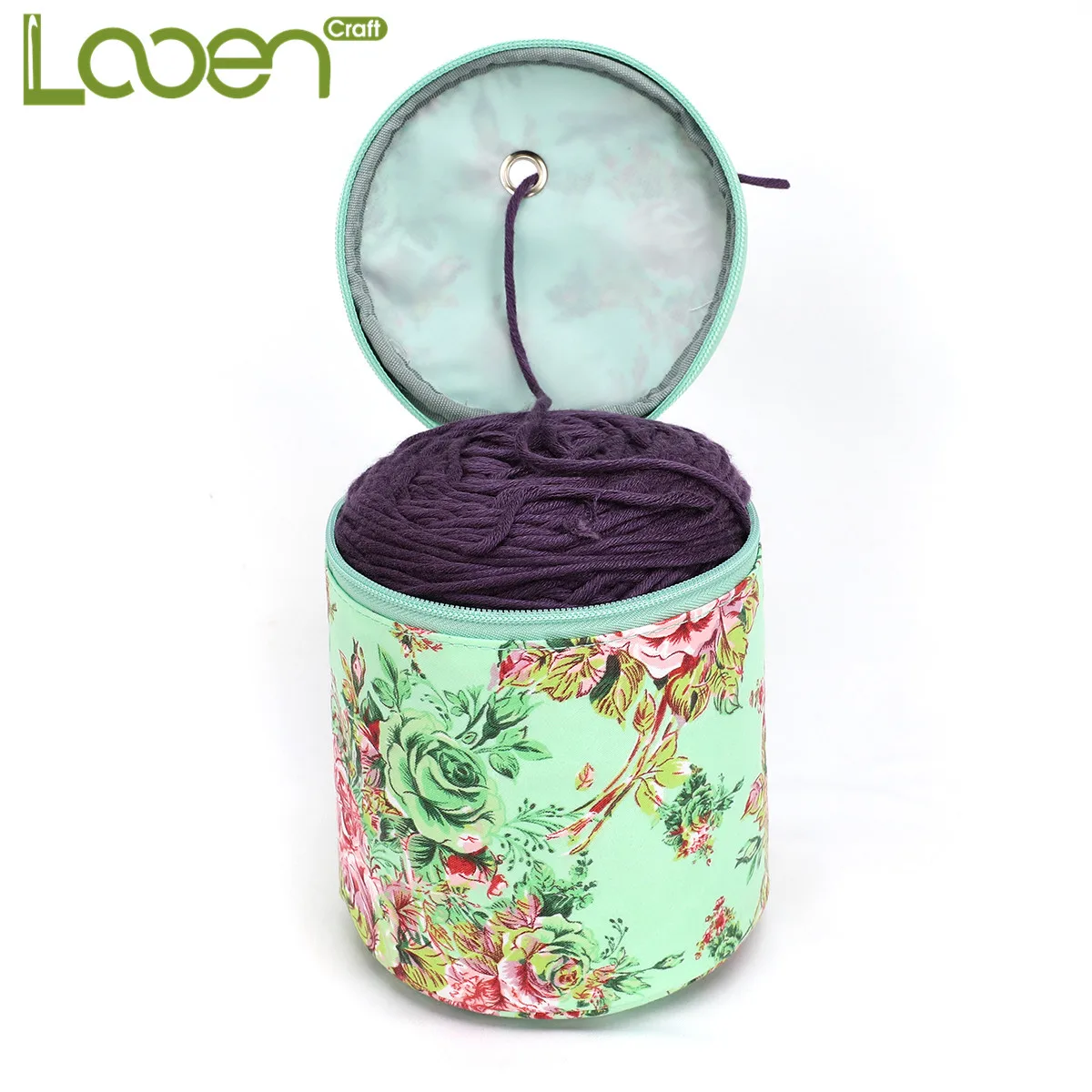 Looen Small Empty Knitting Storage Bag For Crochet Hook And Knitting Needles DIY Yarn Crochet Bag Sewing Tools Accessories