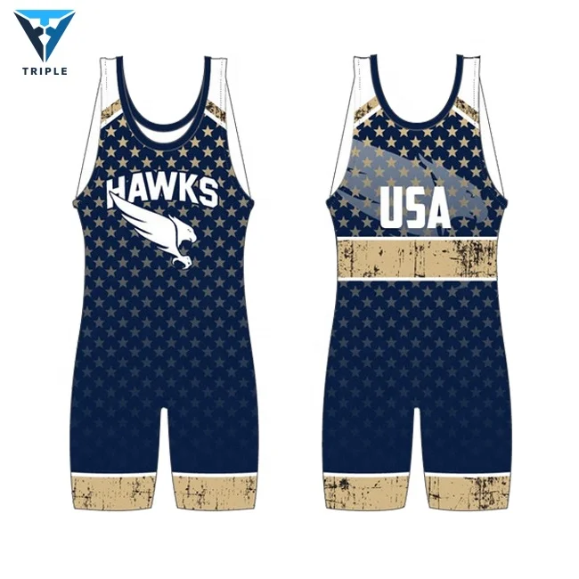 Wholesale custom wrestling singlet plus size 5XL sublimation digital team weightlifting wrestling singlet