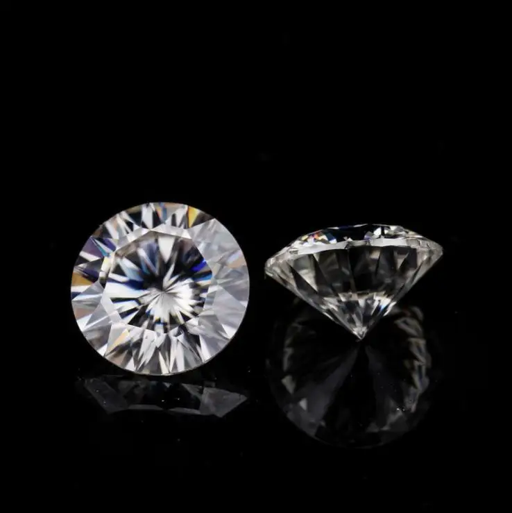 
wuzhou wholesale 6.5mm moissanite DEF 1ct round shape for ring 