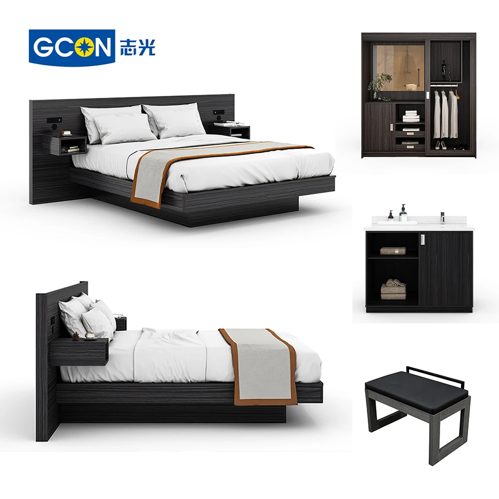 Набор мебели для комнатных отелей на заказ современных курортов и гостиничных спален 3 4 5 звезд