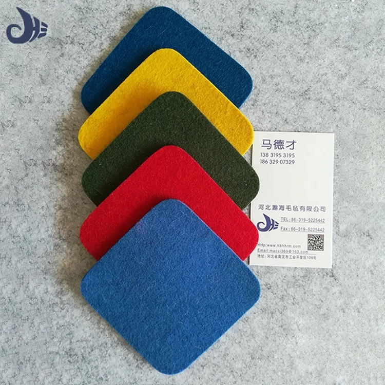 
4mm 20mm 100% thick non woven polyester felt pad sheets 