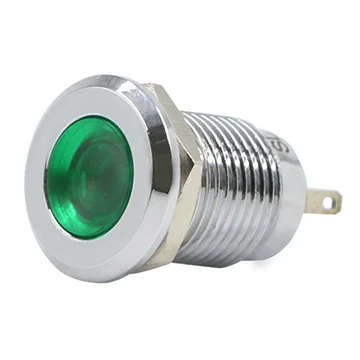 22MM SPDT Momentary stainless steel waterproof LED metal 12 volt push button switch