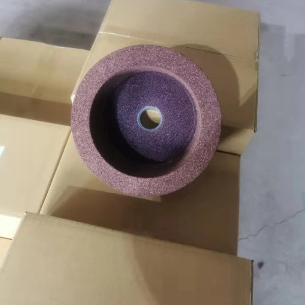 Concrete and stone polish segmented turbo double row diamond ceramic grinding cup wheel