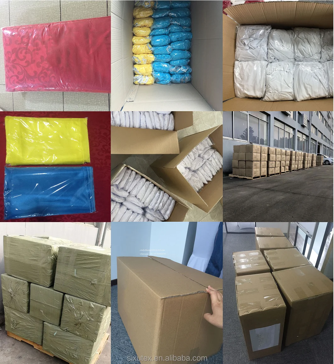 Wholesale white wedding square table cover ruffles manteles para boda nappe ronde de table mariage