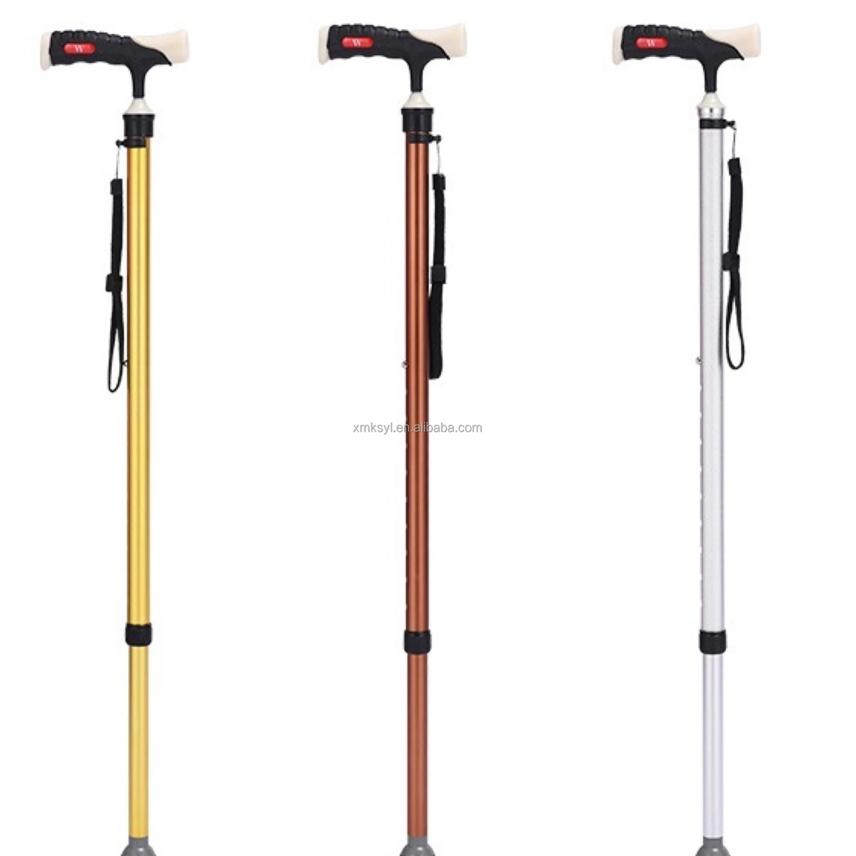 Adjustable  telescoped Old Man Smart Elderly Walking Sticks cane