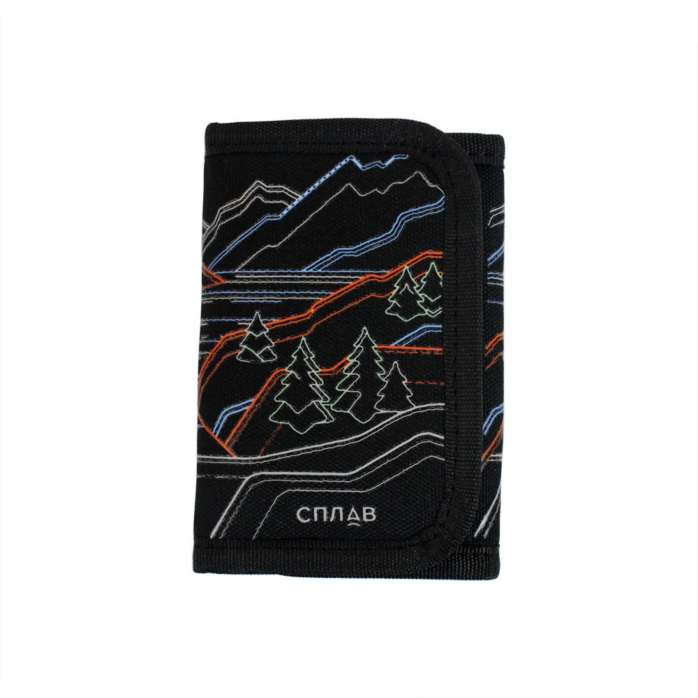 Factory Outlet Fabric Wallets for Men Trifold Men Wallet Wholesale Custom Men Wallet Manufacturer Logo