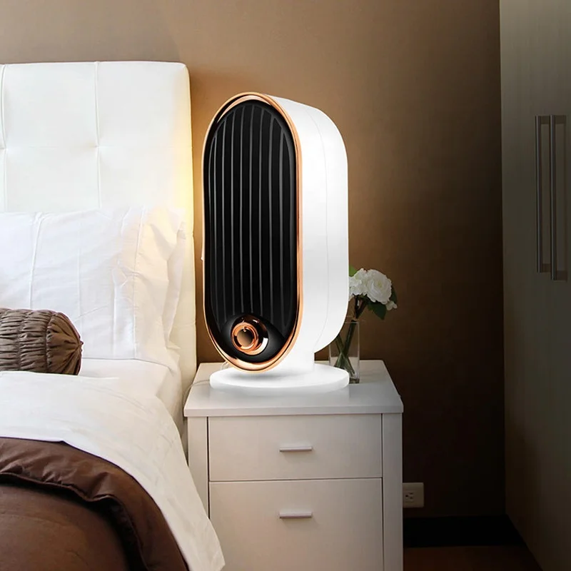High Quality Office House Use heaters fan 800W PTC Portable Mini Low Noise Electric Fan Heater Household