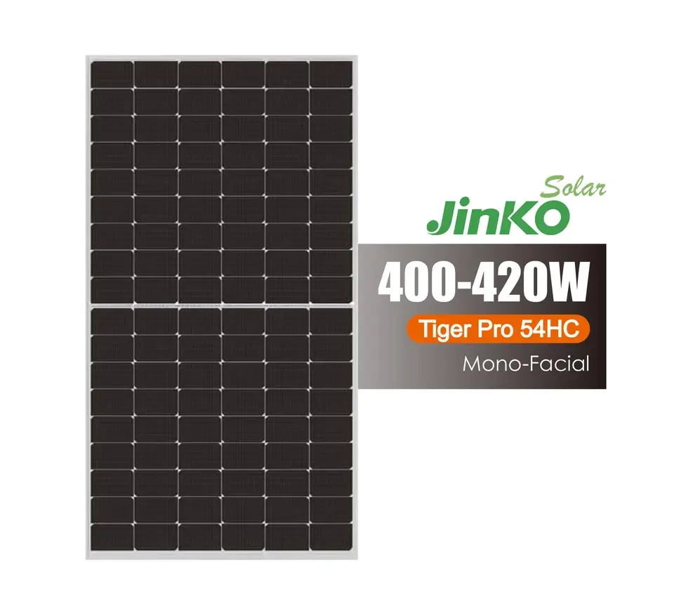 Моно-лицевая 400 Jinko 1 405 Вт 410 415 420 Tiger P-Type Pro 54 Гц солнечная панель с положительным энергопотреблением 0 ~ + 3%