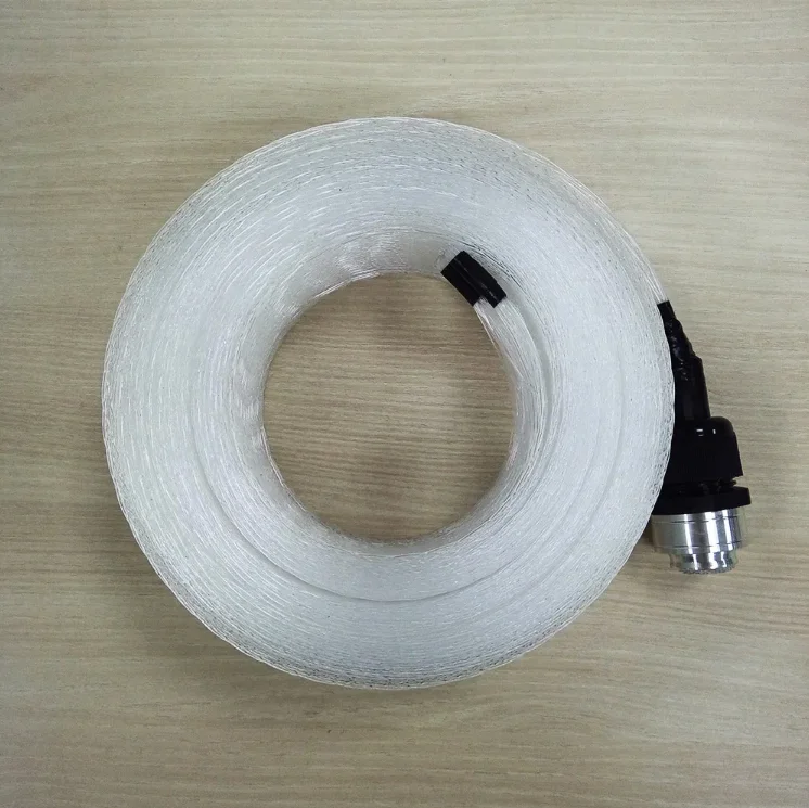Colors changeable led mesh fiber optic light For ceiling and tree decorative fiber optic netting