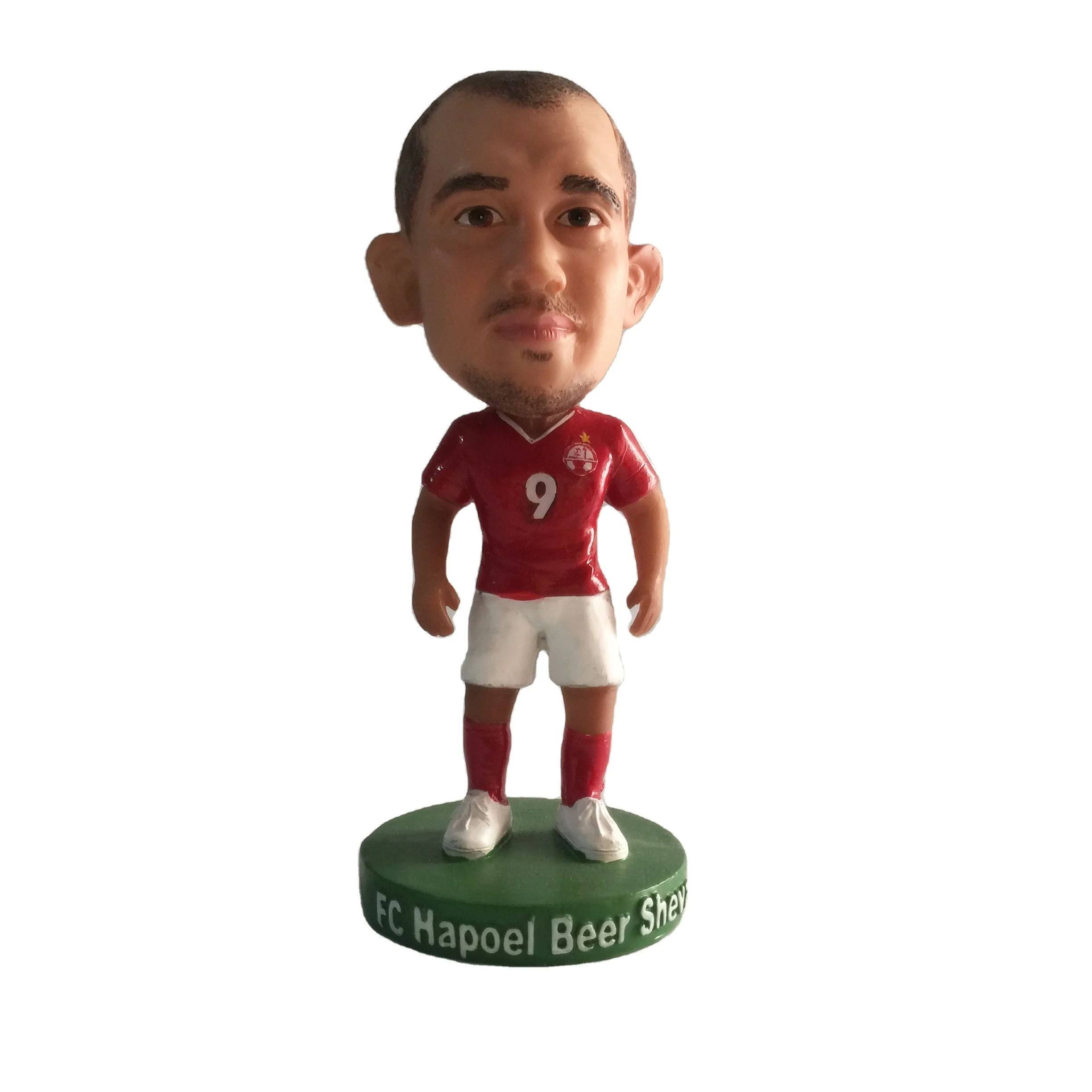 Polyresin Football player bobblehead wholesales