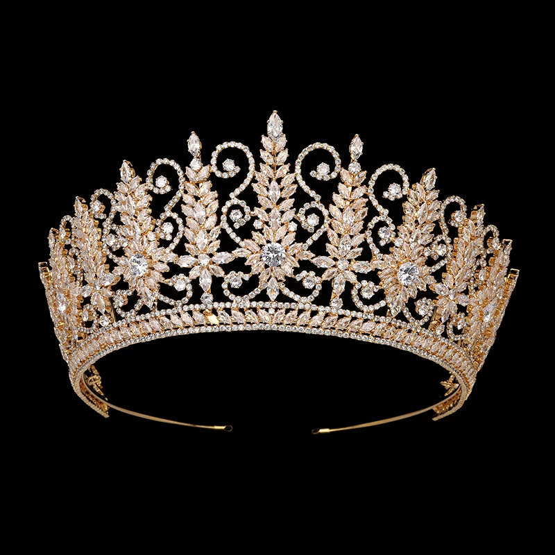 bridal tiara miss universe crown pageant crowns for women wedding head pieces accessories for dresses BC6578