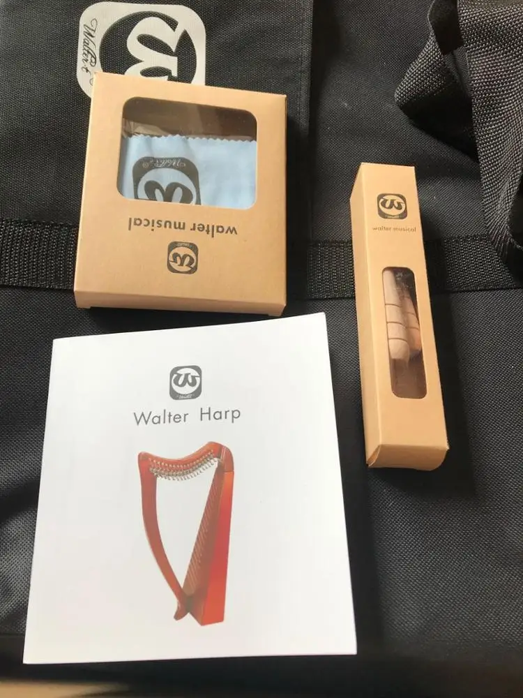 Walter Custom Design lyre harp 19 strings lyra harp strings musical instruments for Professional Performance,Kids&Adults