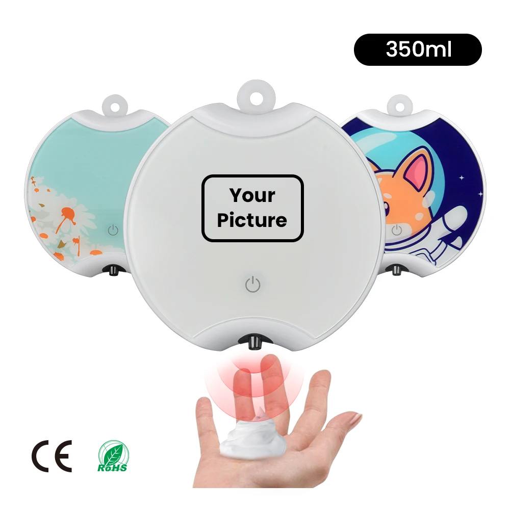 350Ml Home Washroom Sensor Soap Dispenser Foaming Refill Wall Mounted Automatic Smart Soap Dispenser