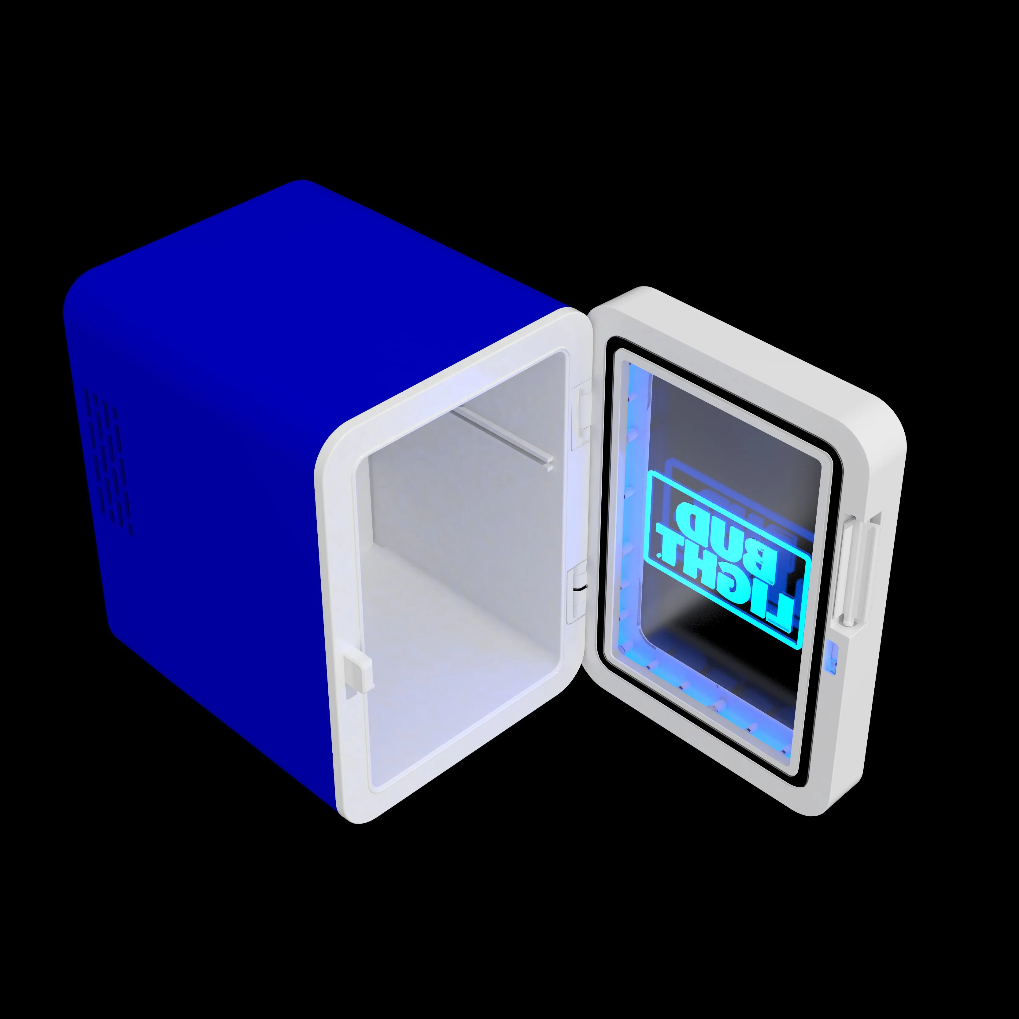 TR Portable Bluetooth wireless speaker Small Display Bar Fridge Mini Refrigerator for Drinks with LED logo and FM radio